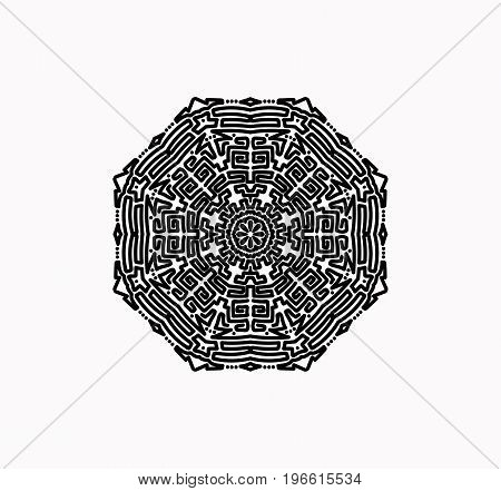Ethnic decorative elements. Hand drawn background. Islam, Arabic, Indian ottoman motifs