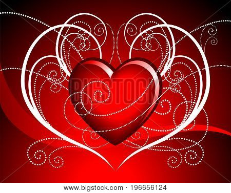 Vector Hearth Illustration