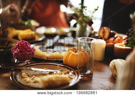 Pumpkin Pie Dessert Celebration Thanksgiving Holiday Concept