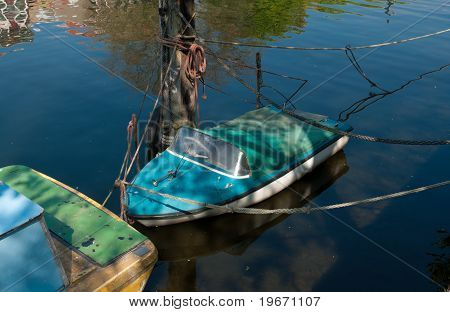 Kleine motorboot