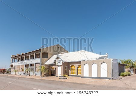 MARIENTAL NAMIBIA - JUNE 14 2017: An hotel in Mariental the capital town of the Hardap Region in Namibia