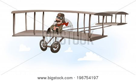 old plane - first airplane wright brother