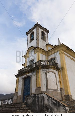 Church of Our Lady of Mercy and Mercy in Ouro Preto Minas Gerais was building in the Brazilian colonial period between 1771 and 1793.