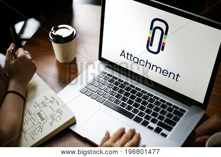 Paper Clip Mail File Attachment Graphic
