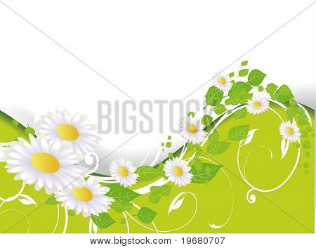 smukke vektor illustration med blomster