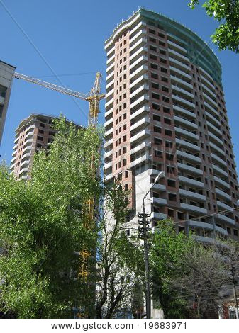 Byggeri i Saratov.