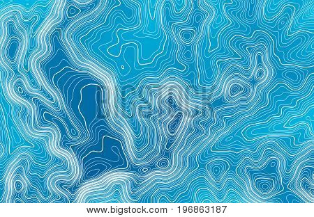Topographic map background with space for copy . Line topography map contour background , geographic grid abstract vector illustration . Mountain hiking trail over terrain .