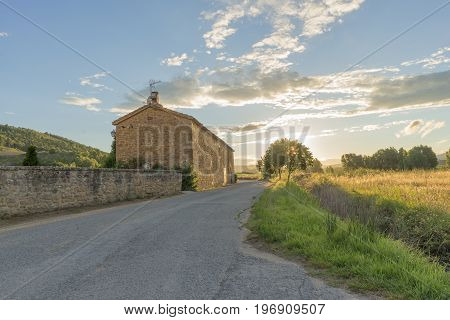 Hermitage Of Santa Maria De Eunate In Navarre