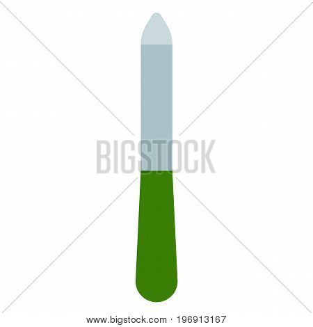 Nailfile for manicure icon, vector illustration flat style design isolated on white. Colorful graphics