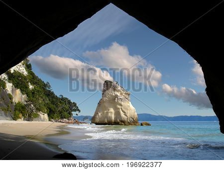 Coast Near The Cathedral Cove