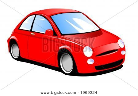 Small Car - Red