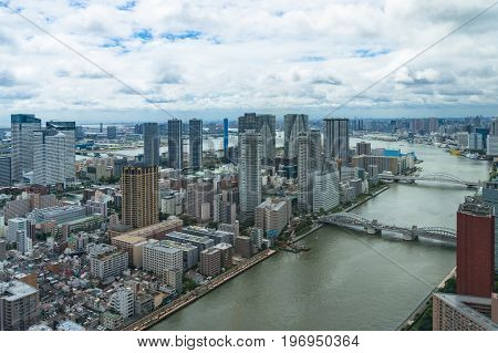 Aerial View Of Tokyo, Japan