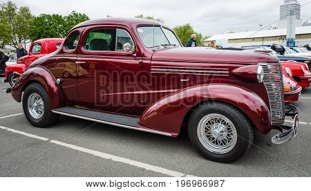 BERLIN - MAY 10 2015: Vintage car Chevrolet Master Serie GB Business Coupe. 28th Berlin-Brandenburg Oldtimer Day