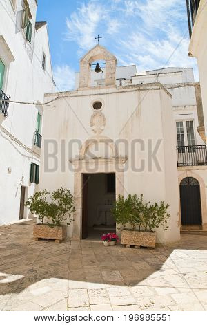 Church of Madonna del Soccorso. Locorotondo. Puglia. Italy.