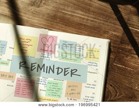 Memo Note Post Appointment Meeting Reminder