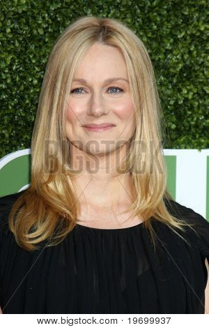 LOS ANGELES - JUL 28: Laura Linney dorazí na části turné letní Press 2010 CBS, CW, Showtime