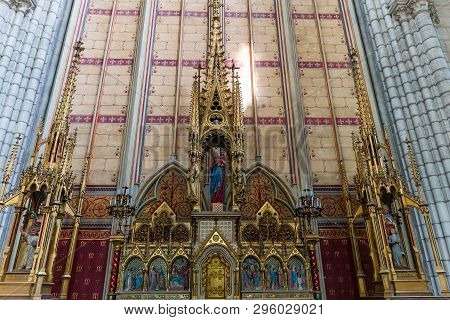 Cathedral Saint Gervais Saint Protais In Soissons, France