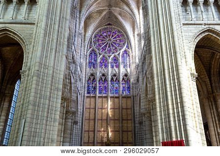 Cathedral Saint Gervais Saint Protais In Soissons, France