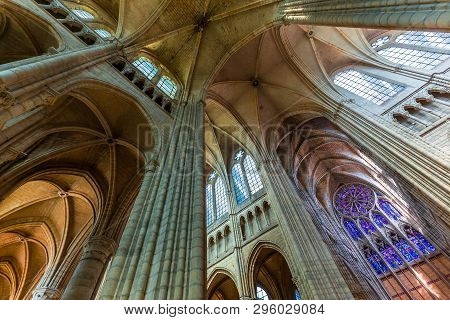 Cathedral Saint Gervais Saint Protais In Soissons, France