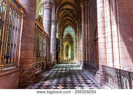 Cathedral Saint Gervais Saint Protais In Soissons, France