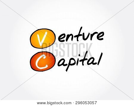 Vc - Venture Capital Acronym, Business Concept Background