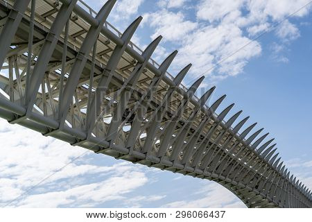 Skeleton Bridge Venice Close Up Photography, Arichtecture Photography In Venice Italy
