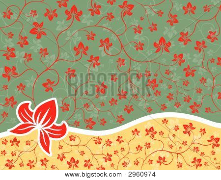 화려한 꽃 배경