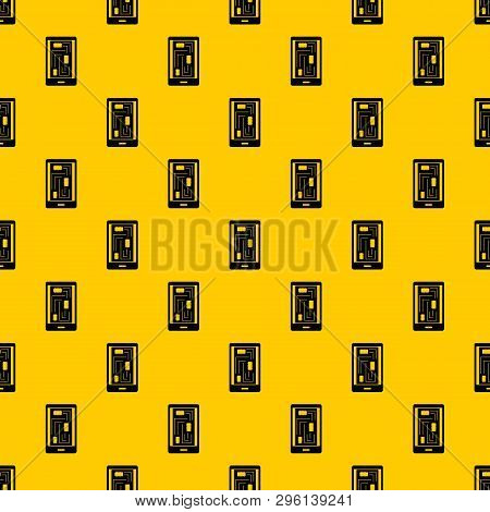 Phone Innards Pattern Seamless Repeat Geometric Yellow For Any Design