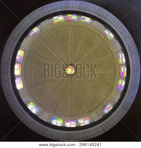 Cathedral of San Cristobal de La Laguna cupola, bottom view