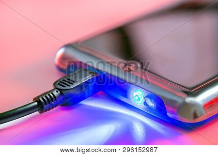Storage Device. Tech Devices Connected To Information. Technology Concept.