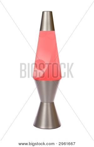 Rød Lava lampe