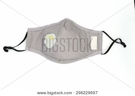 Mask Prevent, Protection Factor For N95 Filtering Face Mask-safty White Mask On White Background Wit