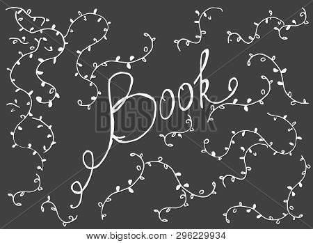 Books Stickers Set. Flat Book Illustrations. Book, Cover. Book Store, Stickers, Event Poster, Hand-d