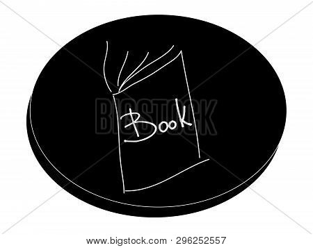 Books Stickers Set. Flat Book Illustrations. Book, Cover. Book Store, Stickers, Event Poster, Hand-d