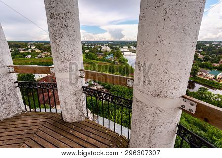 View From The Bell Tower Of Borisoglebsky Monastery In Torzhok, Russia