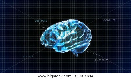 blau Kristall Gehirn code