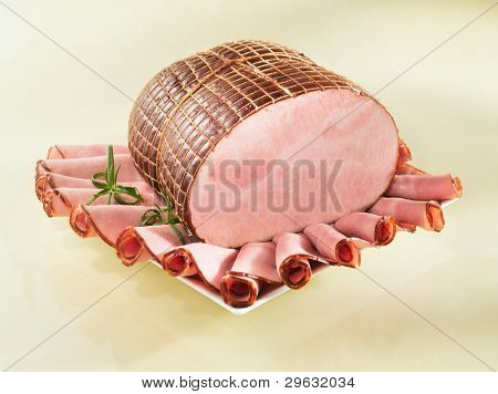 Ham On A Plate