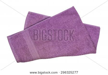 Beach Towel Isolated On White Background .face Towel -