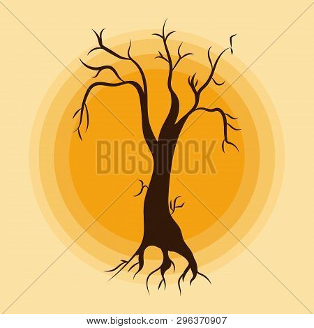 Global Environmental Problems.vector Design Postcards For World Day To Combat Desertification And Dr