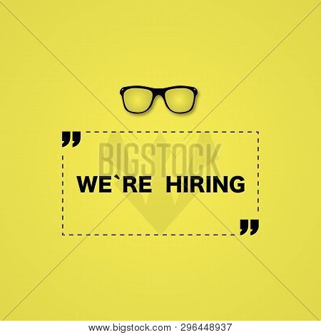 Hiring Poster Banner Vector Photo Free Trial Bigstock