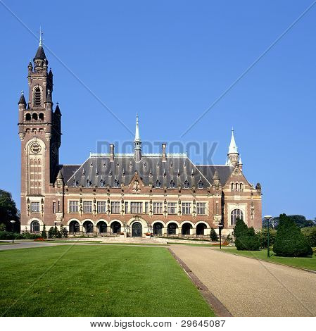The Peace Palace In The Hague( Holland)