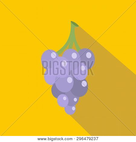 Grape Icon. Flat Illustration Of Grape Icon For Web