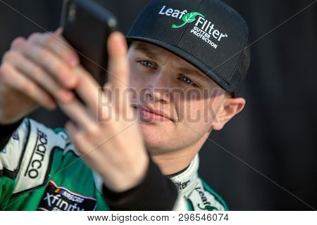 April 12, 2019 - Richmond, Virginia, USA: Justin Haley (11) takes to the track to practice for the ToyotaCare 250 at Richmond Raceway in Richmond, Virginia.