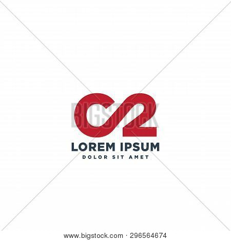 Logotype Letter C2 Logo Template Vector Illustration Initial Icon Element