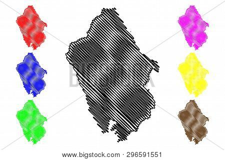 Ancash Region (republic Of Peru, Regions Of Peru) Map Vector Illustration, Scribble Sketch Ancash Ma