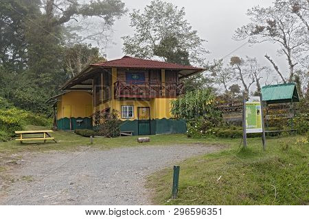 Ranger Station Of The Volcan Baru National Park At Boquete Panama