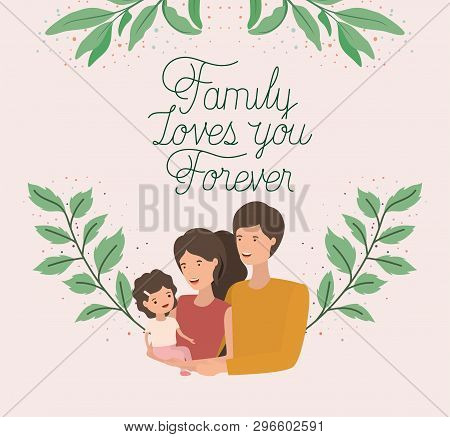 Family Day Card Vector & Photo (Free Trial) | Bigstock