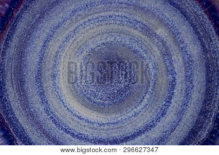 Background Of Old Pottery With Molds Of Mint