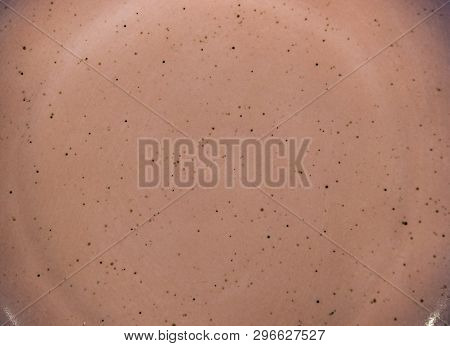Background Of Old Pottery With Molds Of Mint