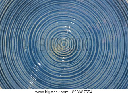 Background Of Old Pottery With Molds Of Mint